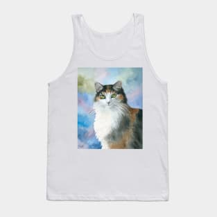 Cat 572 Calico Tank Top